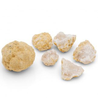 Geode med kvarts