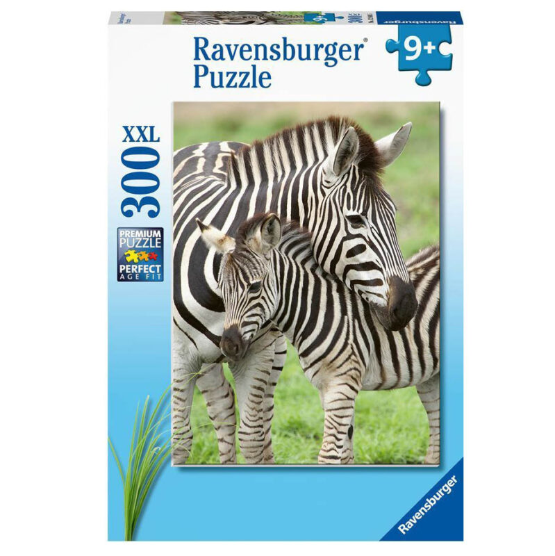 Ravensburger puslespill sebraer 300 brikker