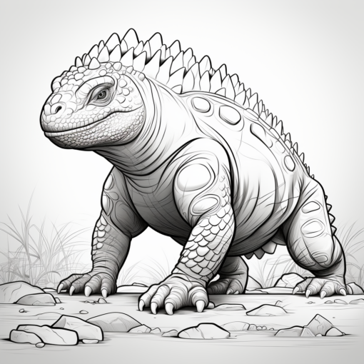 Fargeleggingshefte - 30 KULE DINOSAURER - Bilde 3