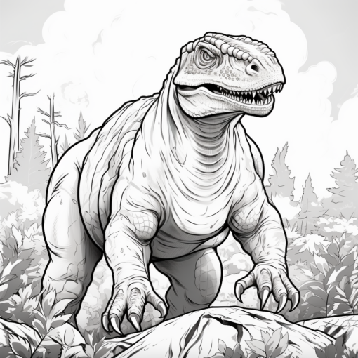 Fargeleggingshefte - 30 KULE DINOSAURER - Bilde 2