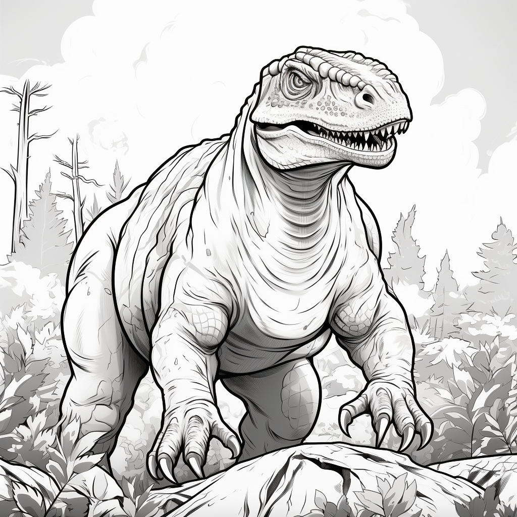 Fargeleggingshefte - 30 KULE DINOSAURER - Bilde 2