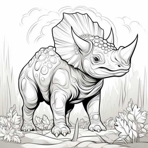 Fargeleggingshefte - 30 KULE DINOSAURER - Bilde 4