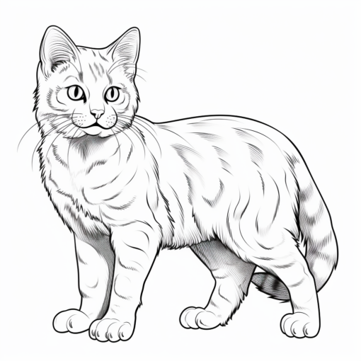 Fargeleggingshefte - 31 søte katter - Bilde 5