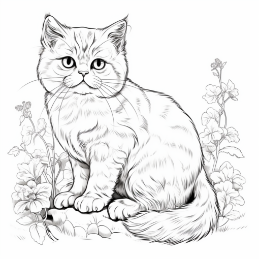 Fargeleggingshefte - 31 søte katter - Bilde 7