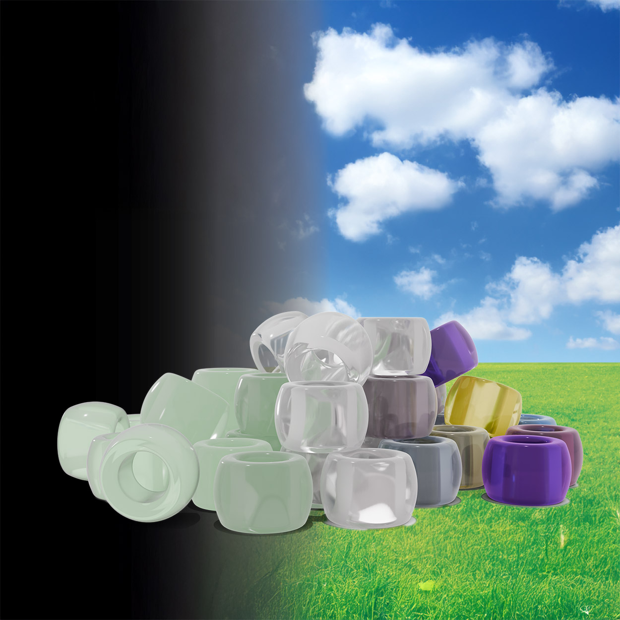 UV-perler og elastisk tråd - Bilde 2